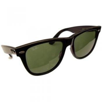 Ray-Ban RB2140 901 Black RB2140 Wayfarer Sunglasses Lens Category 3 Size 54mm
