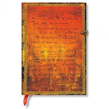 Libreta Paperblanks Midi 75 Aniversario de H. G. Wells (130 × 180) Liso Naranja