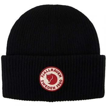 Fjallraven 1962 Logo Hat, Black, One Size, F78142-550-OS