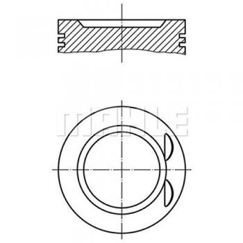 Pistón MAHLE ORIGINAL 0332100