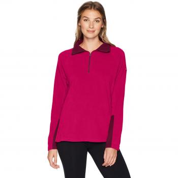 Columbia Glacial IV 1/2 Zip Forro Polar con Media Cremallera, Mujer, Rojo, Talla XL