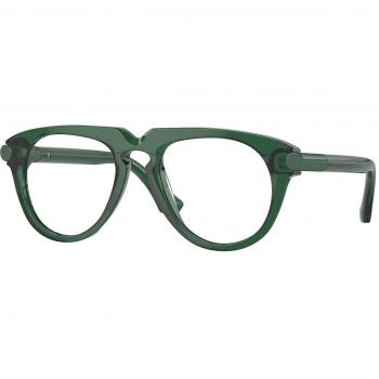 Burberry BE2408U 4104 Gafas Recetadas para Hombre Verdes, Armazones para Hombre Verdes, 53 Lentes Recetadas Para Hombre Verdes