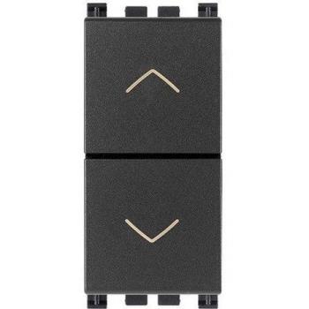 Pulsante Doble Interbloqueado NO+NO 10A Gris Vimar Arké 19062