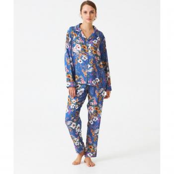 Pijama de mujer largo con estampado