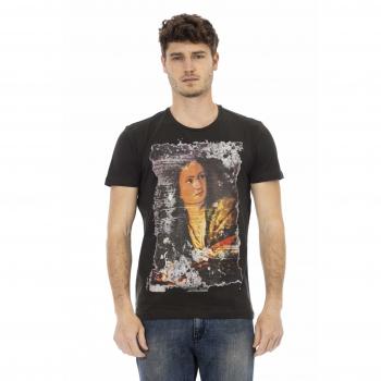 Trussardi Action Black Cotton T-Shirt - XL
