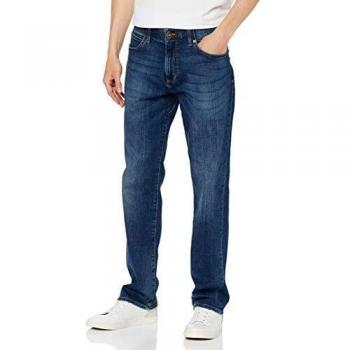 Lee Extreme Motion Straight Fit Jeans for Men, Size 30, Blue Denim