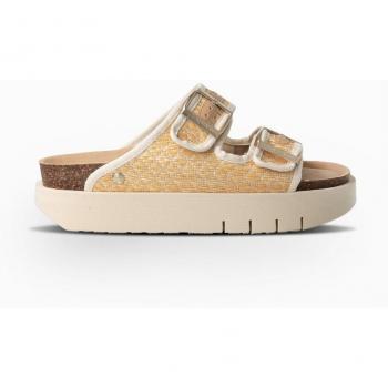 Sandalia Genuins modelo G105667 para mujer en color beige