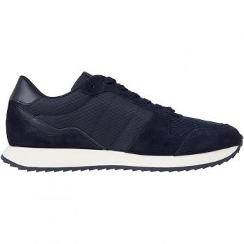 Eco-Conscious Blue Sneakers with Logo Detailing - EU42/US9