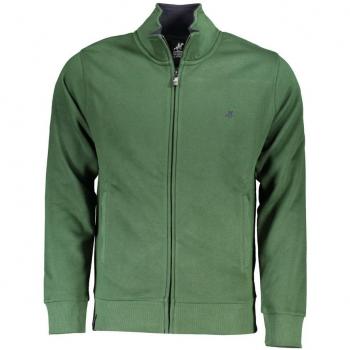 U.S. Polo Assn. Chic Green Embroidered Zip Sweatshirt - XXL