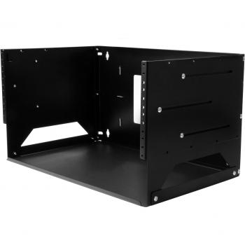 Rack de Servidores Abierto de Pared 4U con Estante Integrado y Profundidad Ajustable - StarTech.com