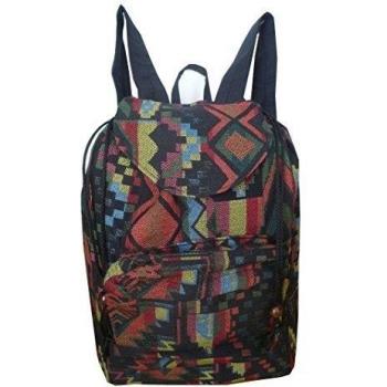Ariyas tailandés tienda Antique Print para mujer mochila algodón, tejido a mano
