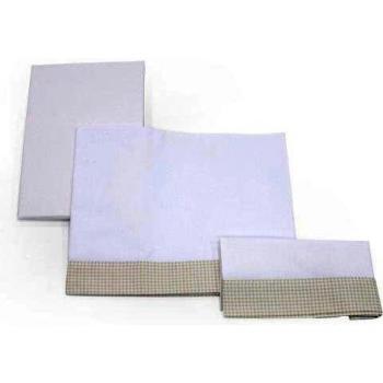 Cambrass Bebe - Sábanas de algodón para cuna, 3 piezas, 100 x 165 cm, color beige
