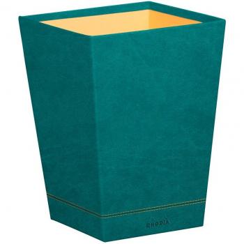 Papelera Rhodia 194625C - Verde Pavo Real