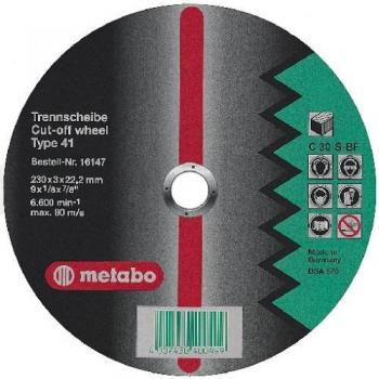Disco de corte Metabo para piedra 115x2.5 C30-S, disco lija para amolador angular METABO 616728000