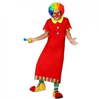 ATOSA disfraz payaso hombre adulto túnica rojo XL