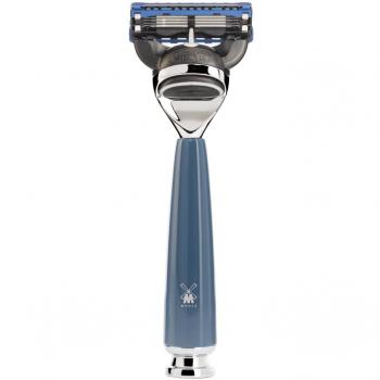 MÜHLE Rytmo Fusion Razor - Petrol Blue, Engravable and Personalizable