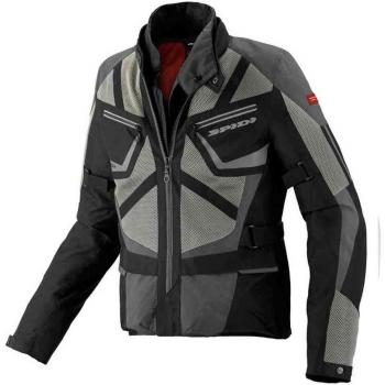 SPIDI Chaqueta Ventamax – XL – Negro/Gris – Negro