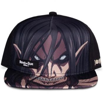 Gorra Snapback Attack on Titan - Eren Jaeger Titan para Hombre