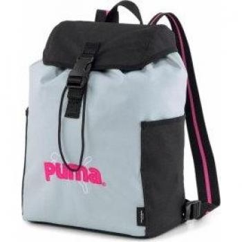 Mochila Puma Prime Street para mujer azul y gris claro con detalles en negro y rosa