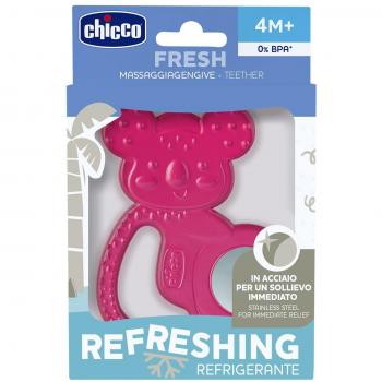 Chicco Mordedor Refreshing Koala Rosa 4M+