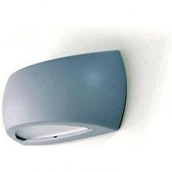Aplique de pared Novolux Lighting CALM para uso exterior, E27, LED 6W, 800lm, 2700K, L30 cm, resina negra, diseño up&down con sensor y clasificación IP66