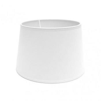 Pantalla Clara E27 Blanca 35dx25dx21h Conica Abierta - Alta Calidad