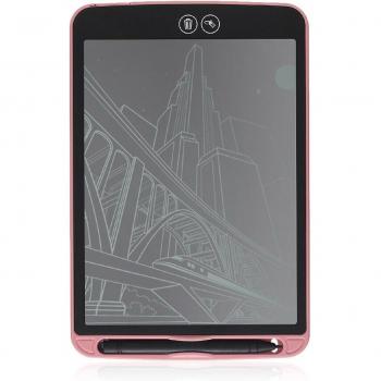 DAM Tableta LCD portátil de dibujo y escritura de 10 pulgadas con borrado selectivo y bloqueo de borrado, medidas 16x0x24cm