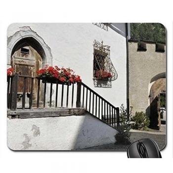 un monastero Benedettino in Trentino - Val Venosta Mouse Pad, Mousepad