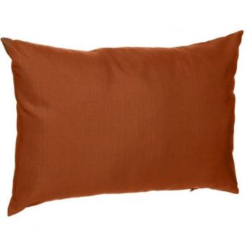Cojín de exterior Korai terracota 50 x 30 cm - Desmontable - Poliéster
