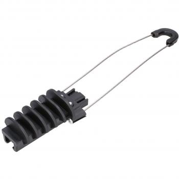 Abrazadera de Anclaje Extralink PA6-9, tipo: abrazadera para cable, características: color negro, material acero