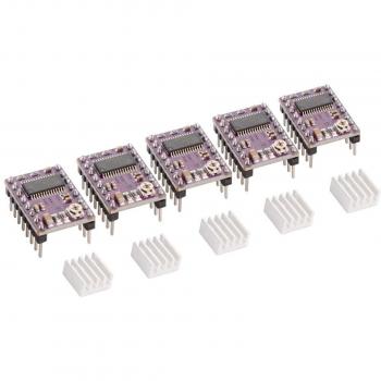 5 Piezas StepStick DRV8825 Stepper Motor Driver Para RepRap Prusa Mendel 3D Impresora SX111