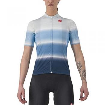 Maillot Castelli Dolce Manga Corta Mujer Azul Oceánico