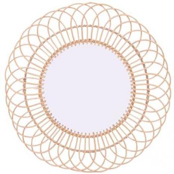 Espejo Circular Redondo Blanco Vintage 90x90cm - Signes Grimalt ORIGEN Home Decor