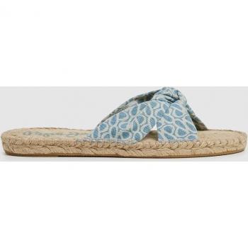 Sandalias planas de mujer con logo all over en empeine