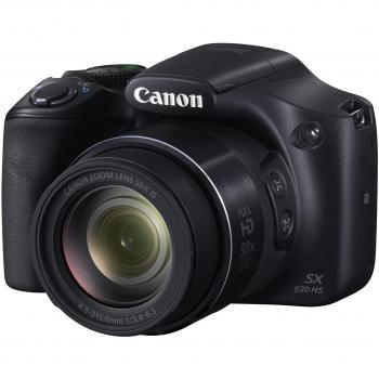 Canon PowerShot SX530 Digital Camera w/ 50x Optical Zoom - Wi-Fi & NFC Enabled (Black) and Obero International Ltd Kids 4K Ultra-High Definition 2.88-Inch Digital Camera - 4 Colours!