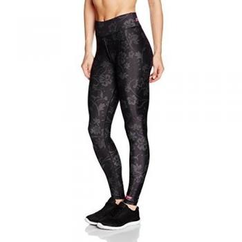 Musclepharm MPLPNT514 Muscle Pharm - Leggins de Longitud Completa, Color Negro, Grande, L