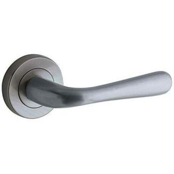 Tesa Assa Abloy MDU5R800NS Manilla Residencial Dublxedn, Niquelado Satinado