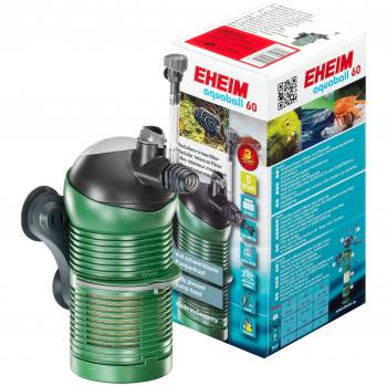 Eheim 2401020 Aquaball 60 Interior Filter with Filter Cartridge and Media Box