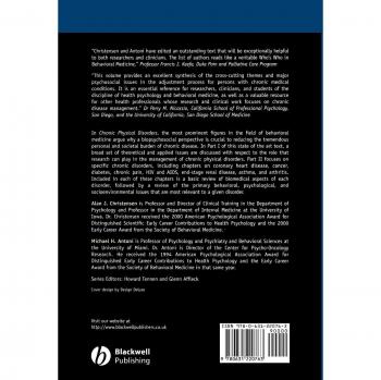 Chronic Physical Disorders: A Behavioral Medicine Approach