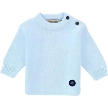 Navy Blue Plain Sweater Baby Armor-Lux Fouesnant