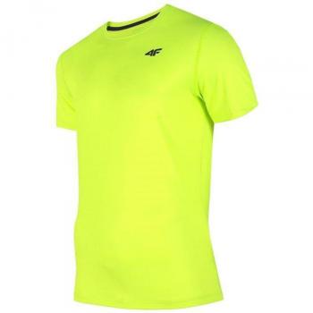 Camiseta de Manga Corta Hombre 4F Amarillo S