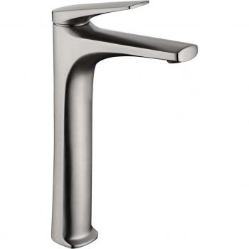 Grifo monomando de lavabo alto de acero inoxidable Delos Imex (acero s316)