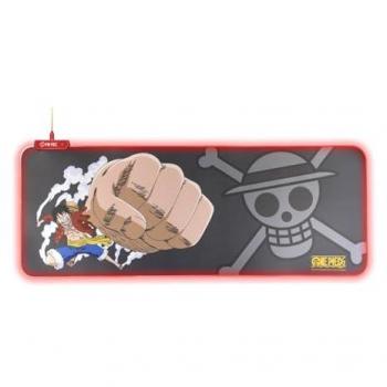 Alfombrilla Gaming XL One Piece Luffy - Mouse Pad Antideslizante RGB para Ratón y Teclado