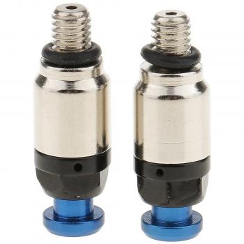 Gazechimp 2 Piezas Tenedor de Purga de Aire para Automóvil Motocicleta Coche Parte Interior Compatibilidad Universal Duradero Impermeable Prueba de Polvo AntiChoque
