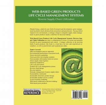 Sistema de Gestión del Ciclo de Vida de Productos Ecológicos Basado en la Web: Utilización de la Cadena de Suministro Inversa (Fuente de Referencia Premier) - Tapa Dura