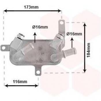 VAN WEZEL Radiador de aceite para transmisión automática 37003698