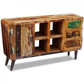 Sideboard de madera maciza reciclada 150x40x86 cm