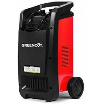 GREENCUT CRB500 - Cargador automático de batería multifunción monofásico de 12V / 24V y 50A, cargador con opciones de carga rápida y normal