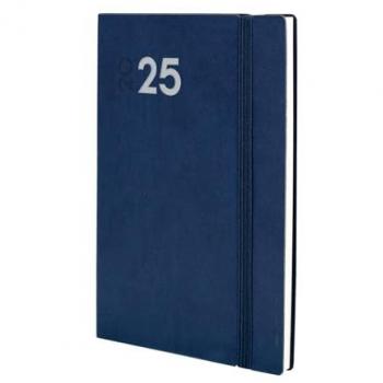 Agenda Finocam Dynamic Mara 2025 Semana Vista Vertical Azul Catalán (12 meses)
