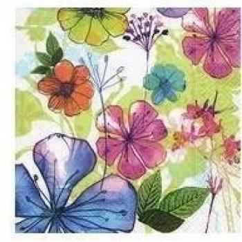 Paper + Design - Servilletas, diseño 'Flower Collage' 4037698089037